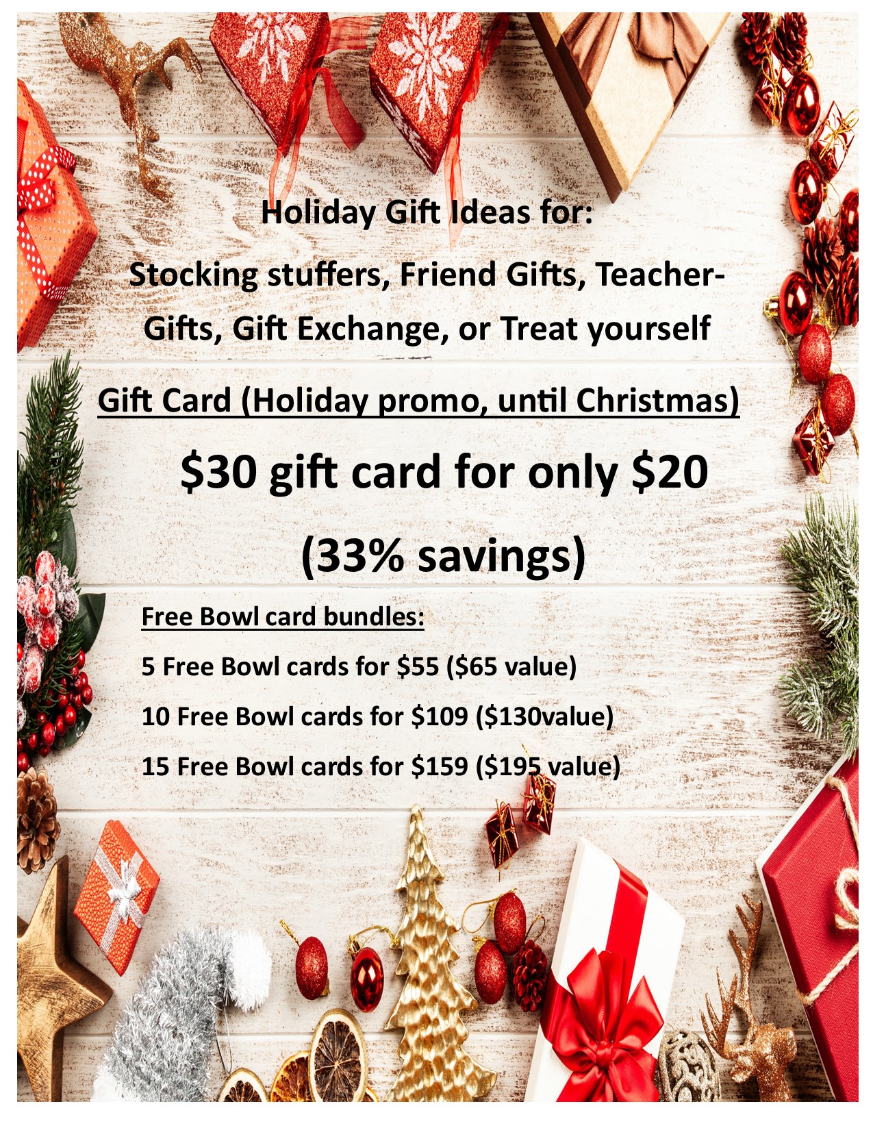 Gift Card Promo at Rush Bowls!! icon
